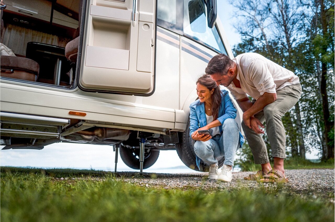 Camper waterpas in 2 minuten